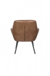 Fauteuil Dude PU Vintage Bruin - Giga Meubel