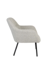 Fauteuil Dude Bouclé Beige - Giga Meubel