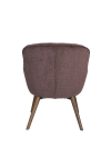 Dutchbone Fauteuil Lenn Velvet Plum