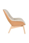 Fauteuil Duke Beige/Naturel - Giga Meubel