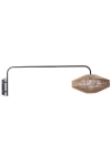 Light & Living Wandlamp Lyra Naturel Ø43x115cm