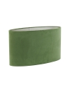 Light & Living Lampenkap Velours Ovaal Dusty Groen 58x24x32cm