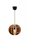 Hanglamp Sahip Bol Walnoot Set van 2