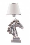 Tafellamp Horse Wit/Zilver