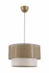 Hanglamp Coral Metaal Beige Crème