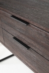 Dressoir Webster Recycled Teak Donkerbruin L - Giga Meubel