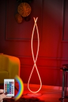 Vloerlamp Infinity Aluminium Wit