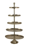 Light & Living Etagere Prato Ovaal 5 Laags Antiek Brons 170cm