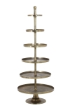 Light & Living Etagere Hokksund 6 Laags Antiek Brons Ø80x200cm