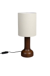 Dutchbone Tafellamp Jones Rubberhout Beige