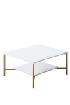 Salontafel Gold Line Wit