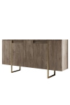 Dressoir Luxe Walnoot/Goud 160cm