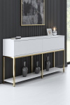 Dressoir Lord Wit/Goud 150cm