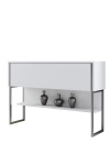 Dressoir Luxe Wit/Zilver 120cm