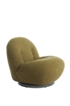 Light & Living Fauteuil Gumaca Bouclé Groen