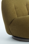 Light & Living Fauteuil Gumaca Bouclé Groen