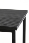 Light & Living Zuil Bryson Set van 2 Hout Mat Zwart 83+103cm