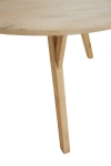 Light & Living Eettafel Quenza Mangohout Naturel Ø140cm