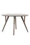 Light & Living Eettafel Quenza Acaciahout Donkerbruin Ø140cm