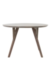 Light & Living Eettafel Quenza Acaciahout Donkerbruin Ø140cm