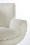 Light & Living Fauteuil Vinstra Bouclé Crème