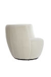 Light & Living Fauteuil Senja Draaibaar Bouclé Wit