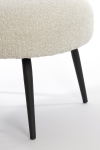 Light & Living Fauteuil Dieyda Bouclé Crème