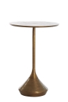 Light & Living Bijzettafel Dimphy Antiek Brons Ø35cm