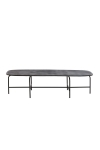 Light & Living Salontafel Zapala Aluminium Zwart 147cm