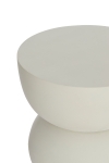 Light & Living Bijzettafel Azalio Mangohout Crème Ø35cm