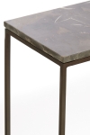 Light & Living Sidetable Morena Set van 2 Marmer Bruin 120+140cm