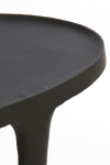 Light & Living Sidetable Arica Mat Zwart 110cm