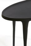 Light & Living Sidetable Arica Mat Zwart 110cm