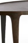 Light & Living Sidetable Arica Donkerbruin 110cm