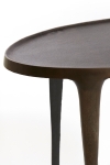 Light & Living Sidetable Arica Donkerbruin 110cm