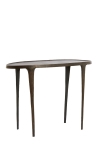 Light & Living Sidetable Arica Donkerbruin 110cm