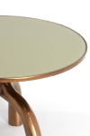 Light & Living Salontafel Mello Taupe/Brons Ø65cm