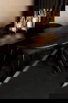 PTMD Eettafel Alore Ovaal Zwart/Zwart 280cm