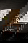 PTMD Sidetable Yozan Glas/Bruin 160cm
