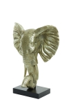 Light & Living Ornament Elephant Licht Goud 49cm