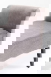 Kare Design Bankje Motley Velvet Zilvergrijs