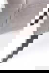 Kare Design Bankje Motley Velvet Zilvergrijs