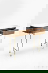 Kare Design Sidetable Grace Wit Marmer/Bruin 100cm