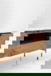 Kare Design Tv-meubel Grace Wit Marmer/Bruin 145cm