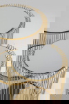 Kare Design Bijzettafel Wire Double Goud Set van 2