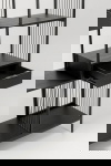 Kare Design Boekenkast Bologna Zwart 125x200cm