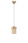 Hanglamp Zeus Rotan Goud