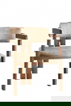 Eetkamerstoel Cozy Beige/Walnoot