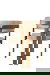 Eetkamerstoel Cozy Beige/Walnoot