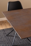 Eettafel Axel Rechthoek Keramiek Bruin 200cm - Giga Living